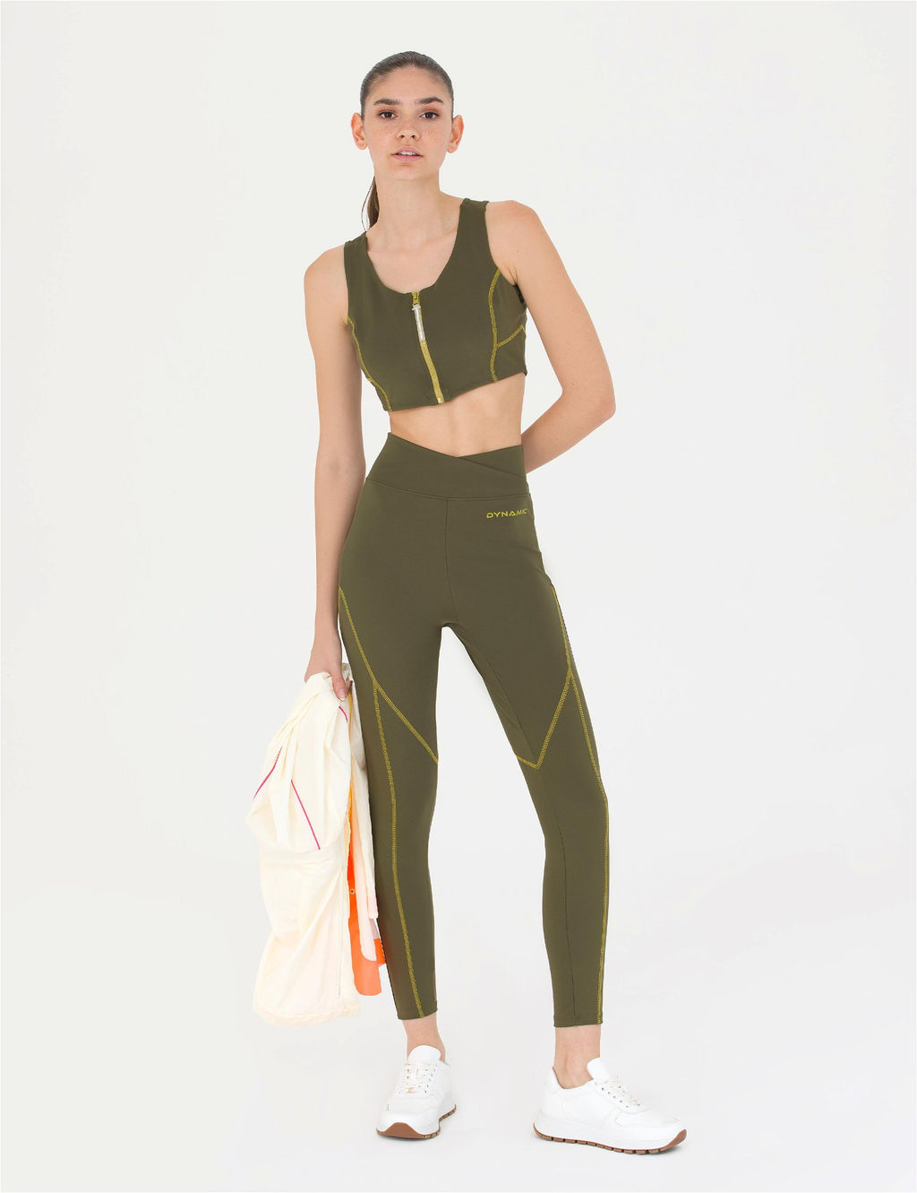 Haki Slim Fit Bustiyer