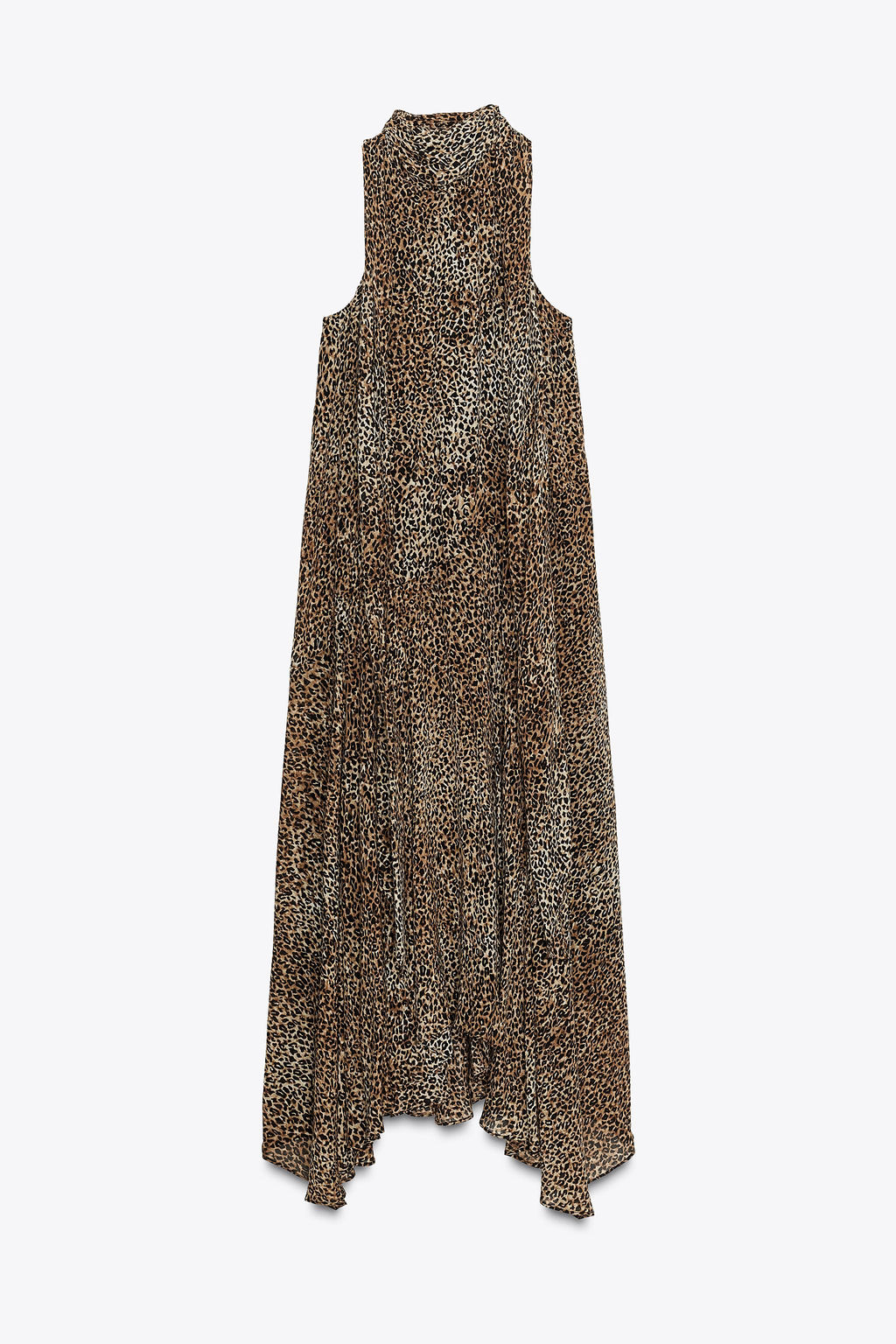 ZW COLLECTION ANIMAL PRINT HALTER DRESS - Zara фото 5