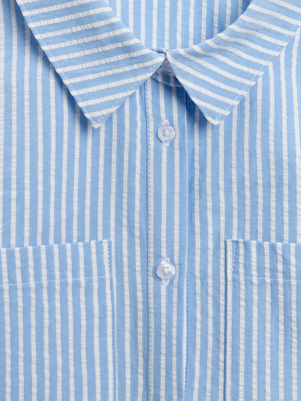 ACOOLA / Блузка детская для девочек Messia_bl голубая полоска  фото 4