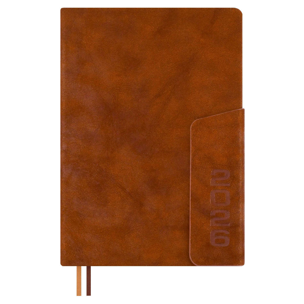 Ежедневник датированный 2026 ESCALADA, #ДУМАЙ КАК МИЛЛИАРДЕР, А5, 176 л., арт. 70254/ 15 ТИВОЛИ ГЛОСС КОРИЧНЕВЫЙ