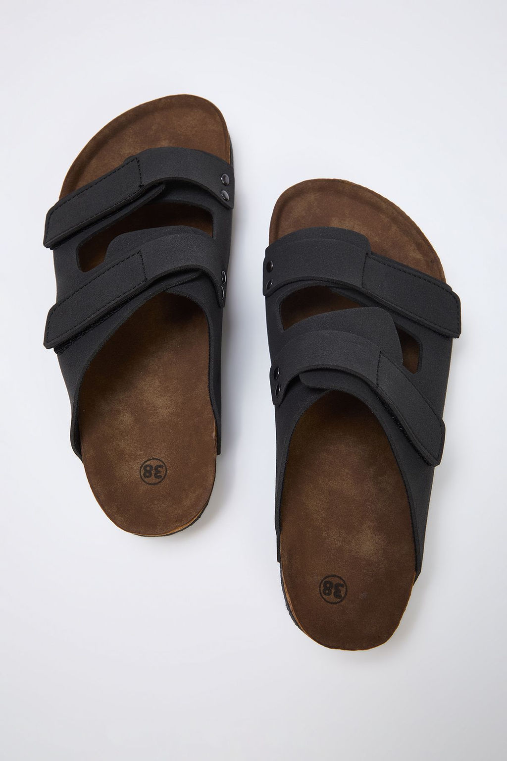 Trendyol Shoes Vizon Cift C?rt Bantl? Duz Kad?n Terlik TAKSS25TE00002 - Trendyolmilla фото 6