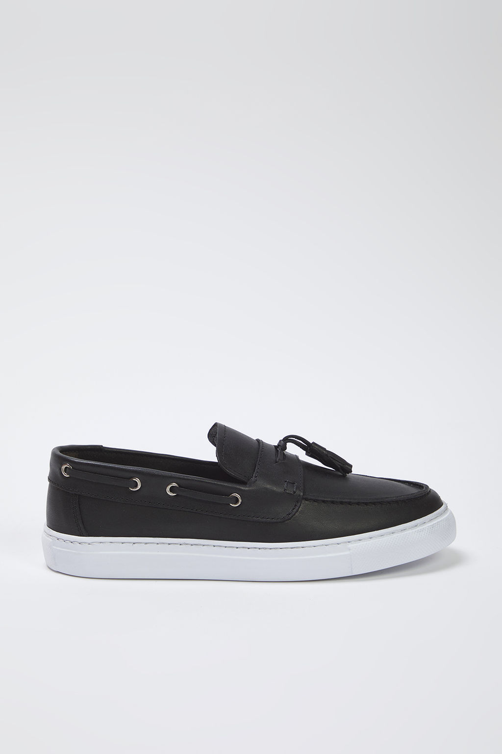 Trendyolmilla Shoes Siyah Hakiki Deri Puskul Detayl? Erkek Loafer Ayakkab? TAKSS25LA00020  фото 4