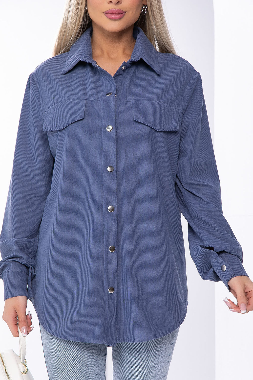 Рубашка Дыхание весны (джинс) Б8228 - Lt collection фото 5