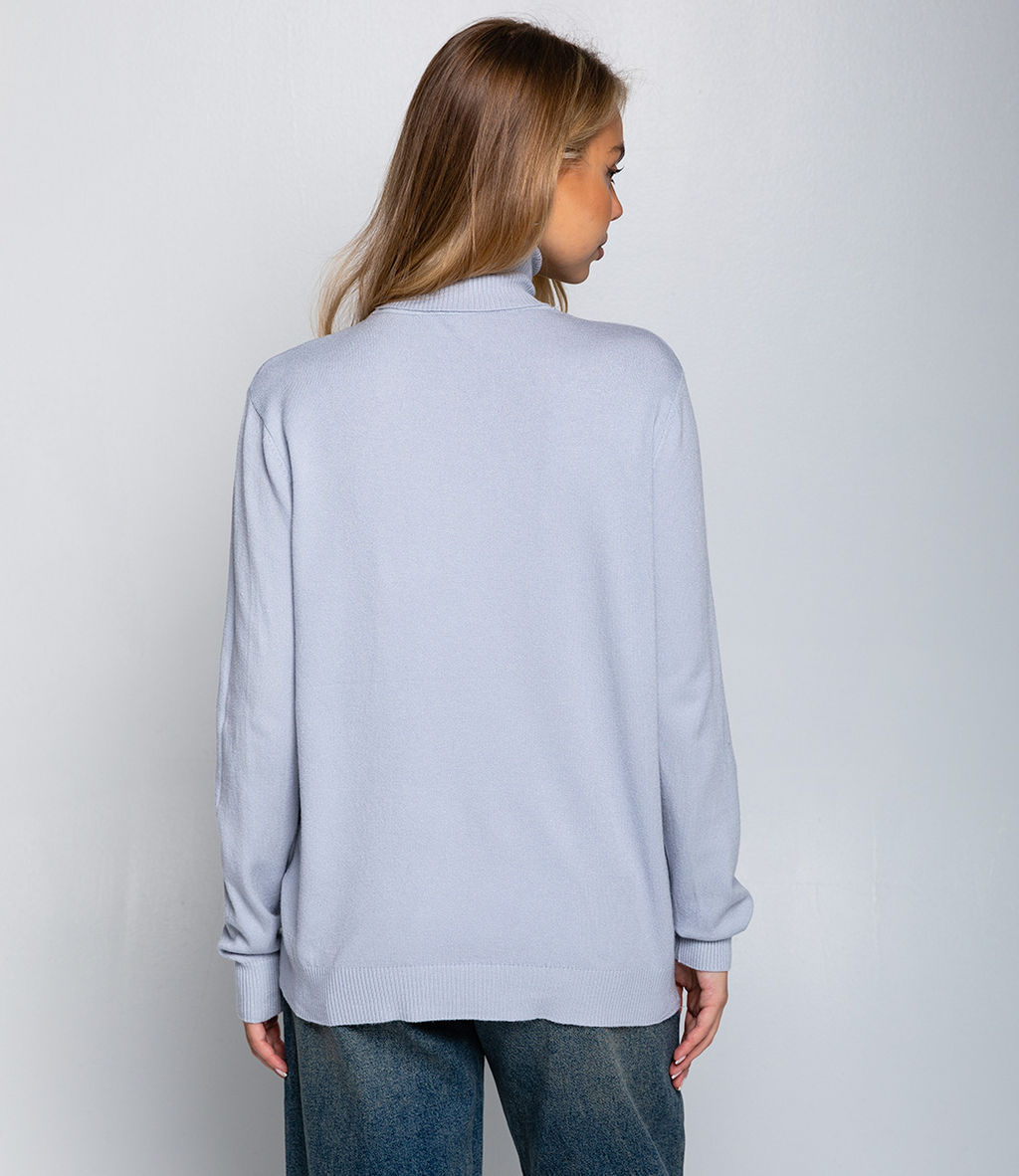 Водолазка #ОКТ06, светло-серый - Dommod фото 3