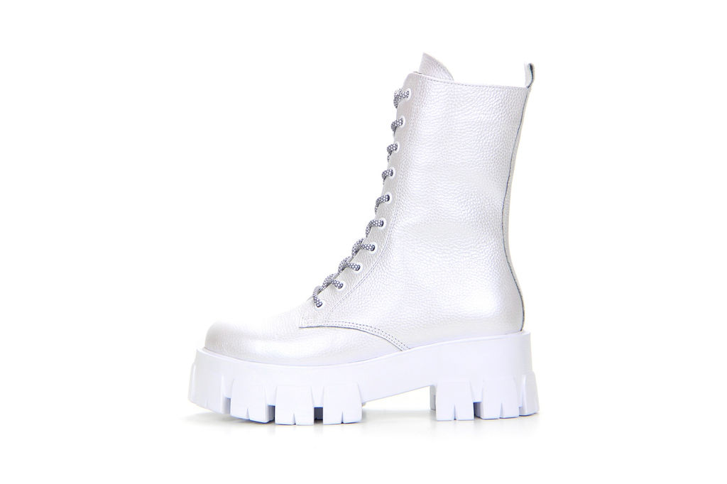 Ботинки 341.90200w.white /байка