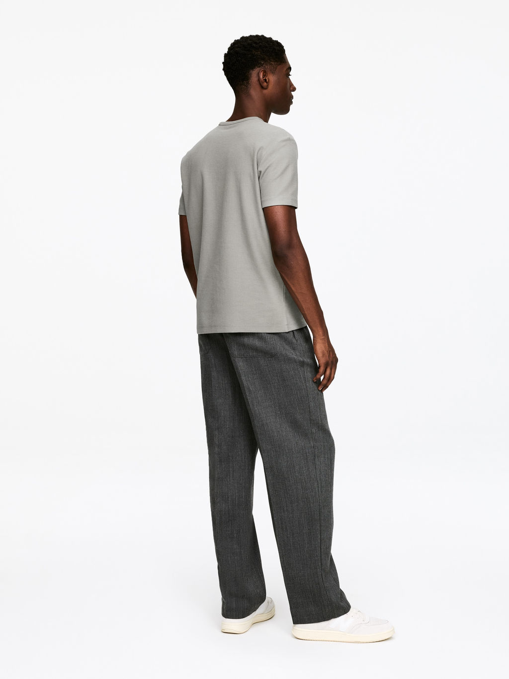 Camiseta de algod?n ajustada - H&m фото 4