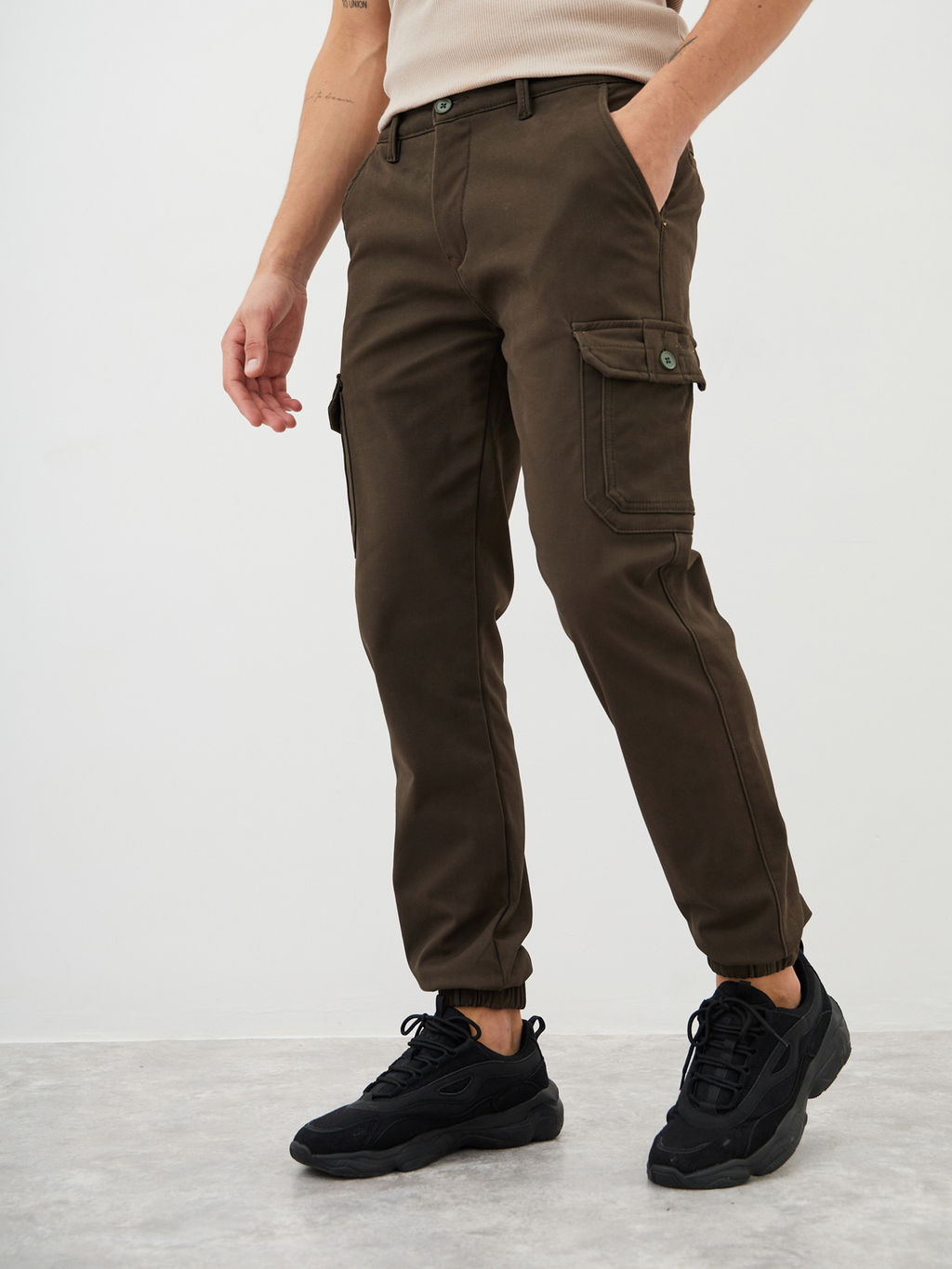 Мужские Брюки Джоггеры Утепленные - Mossmore фото 46