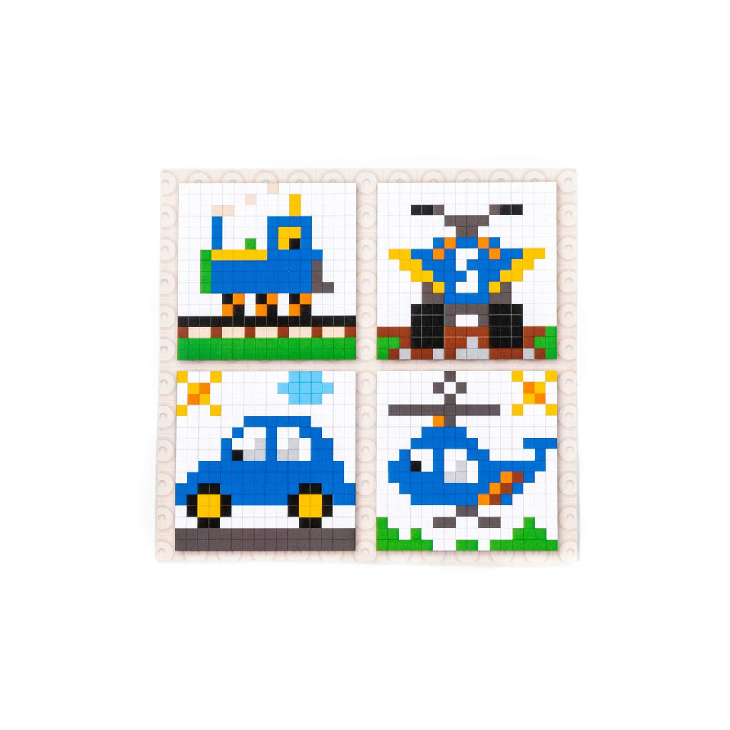 Конструктор Классик Мозаика №5 (транспорт) (350 элементов) (в пакете) - Полесье фото 7