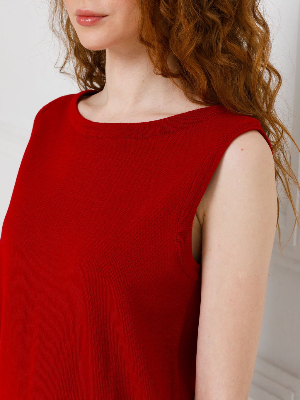 Блузка вязаная