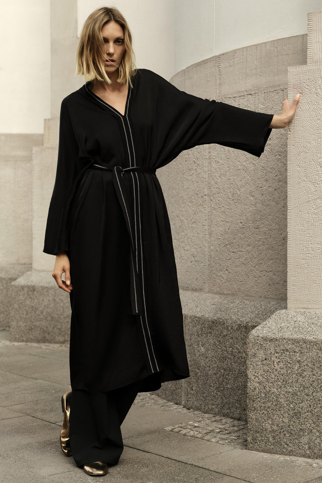 ZW COLLECTION TOPSTITCH TUNIC DRESS