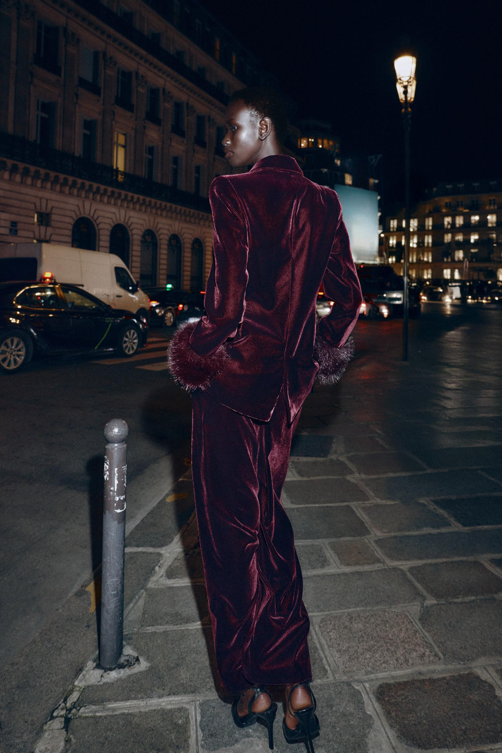 VELVET WIDE-LEG TROUSERS - Zara фото 2