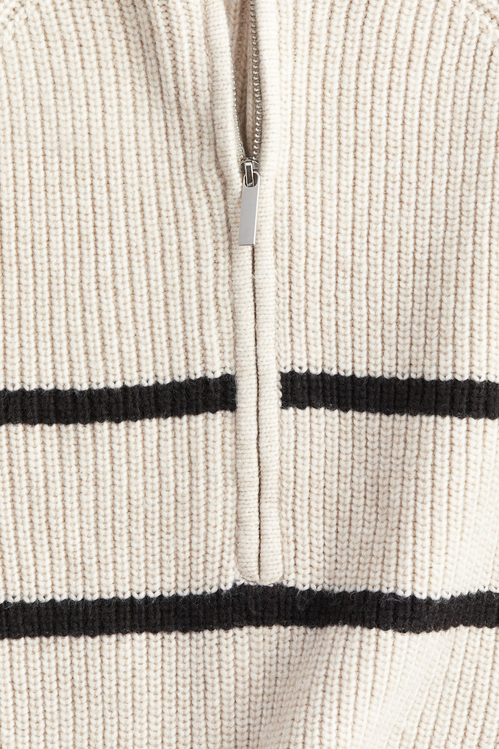 Jersey en punto de canale con media cremallera - H&m фото 9