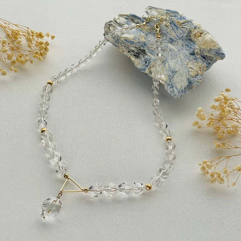 Колье на увеличение из Горного Хрусталя