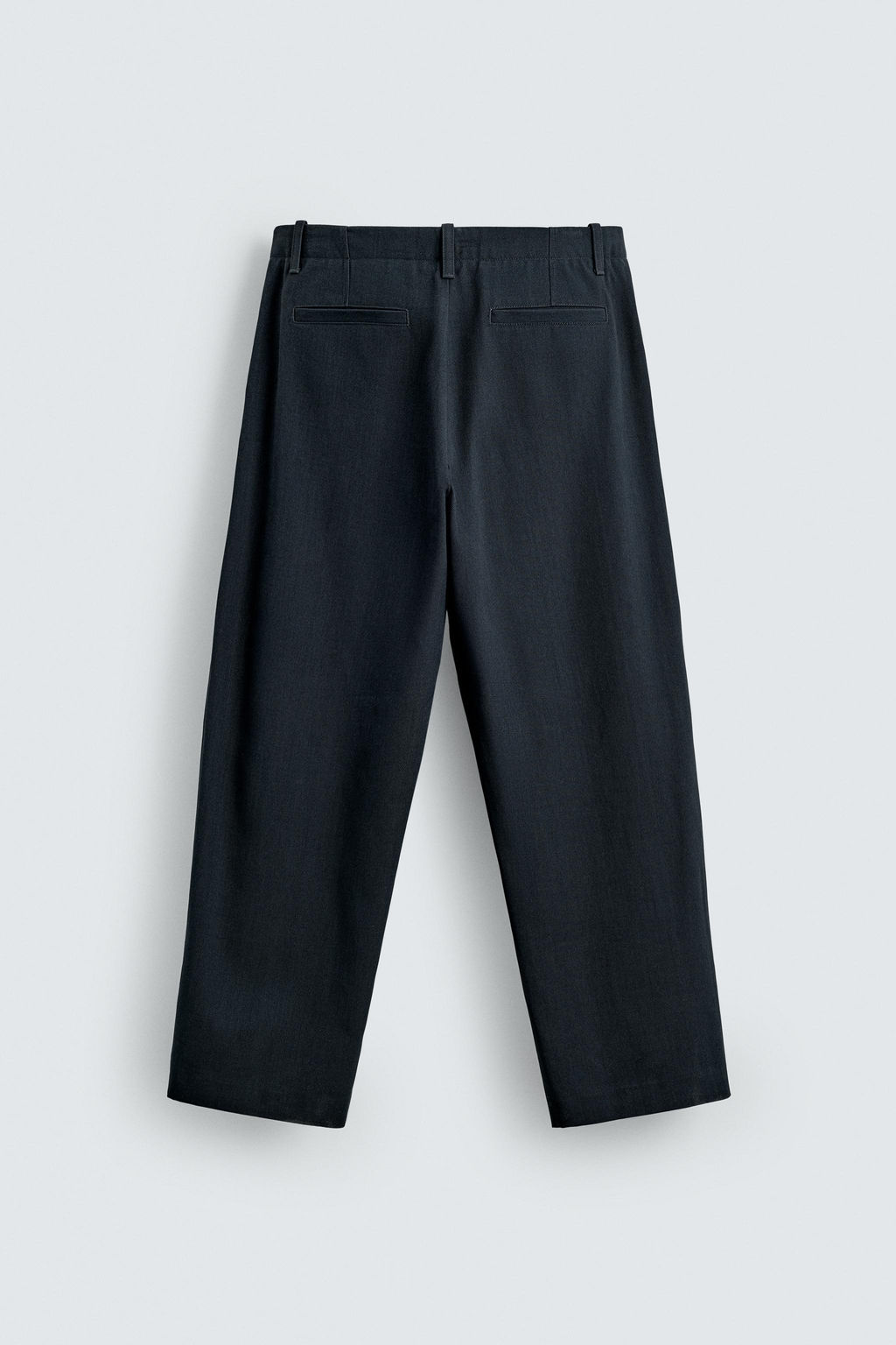 LYOCELL-COTTON BALLOON FIT TROUSERS