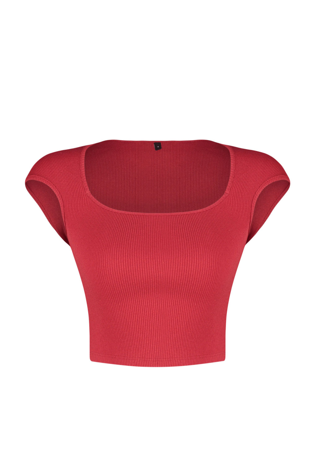 K?rm?z? fitted/vucuda Oturan Fitilli Esnek Orme Bluz TWOSS24BZ00641