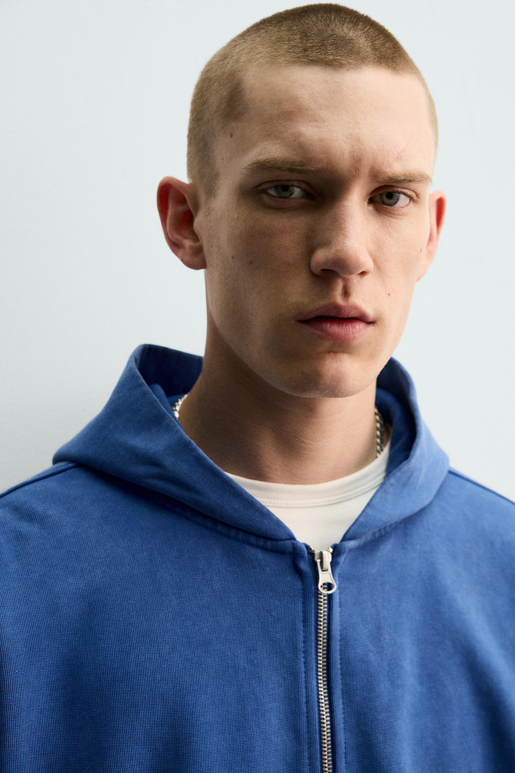 WASHED ZIP-UP HOODIE - Zara фото 16