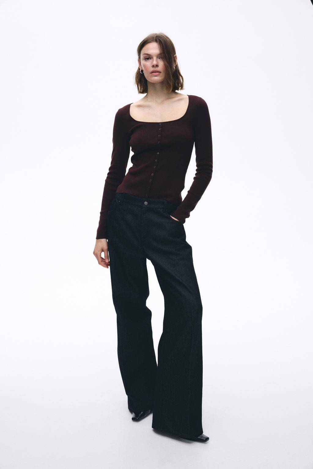 Top con escote cuadrado - H&m фото 8