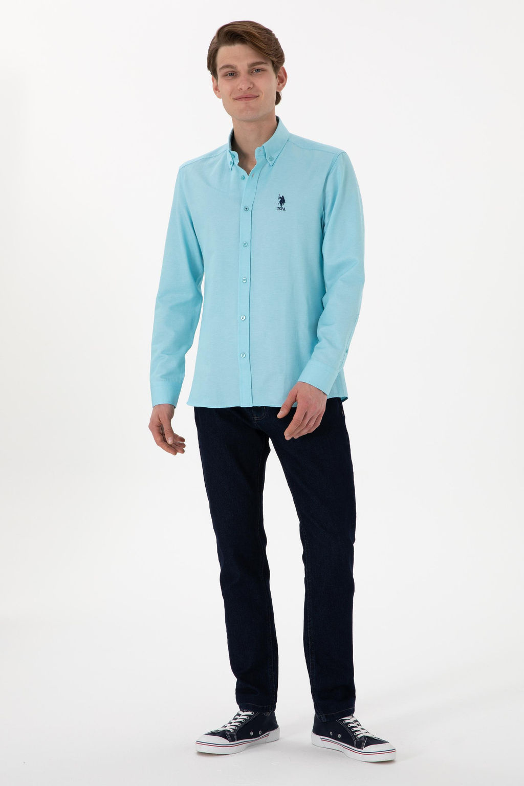 Erkek Aqua Uzun Kollu Basic G_mlek - U.s. polo assn фото 4