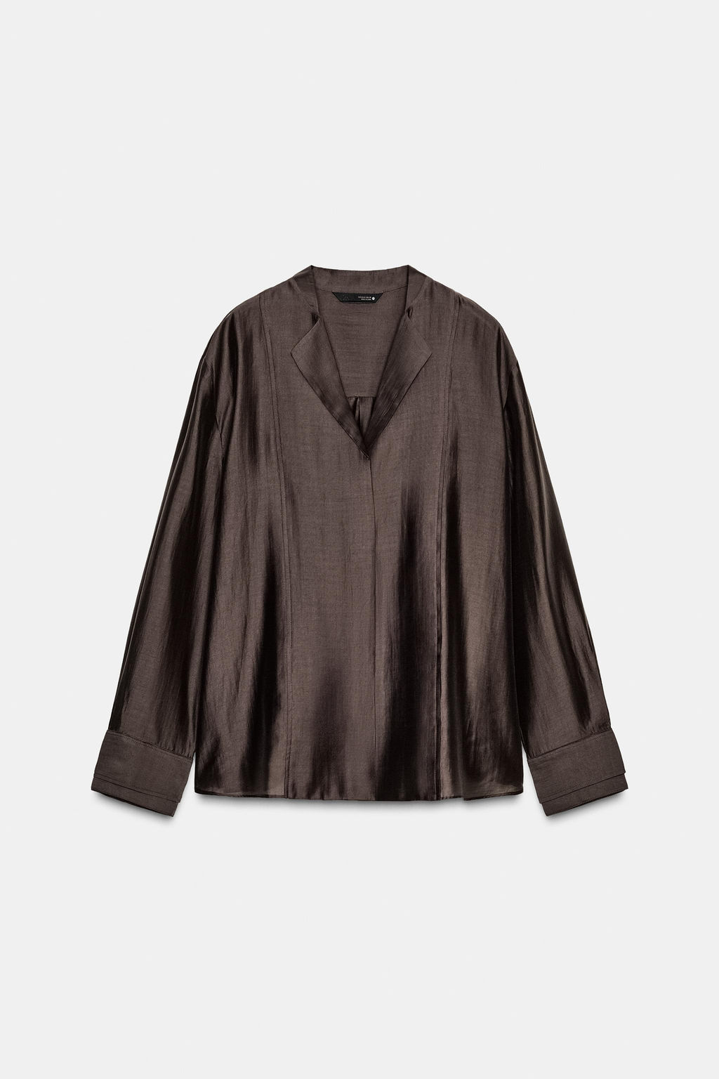 ZW COLLECTION FLOWING SHIRT - Zara фото 5