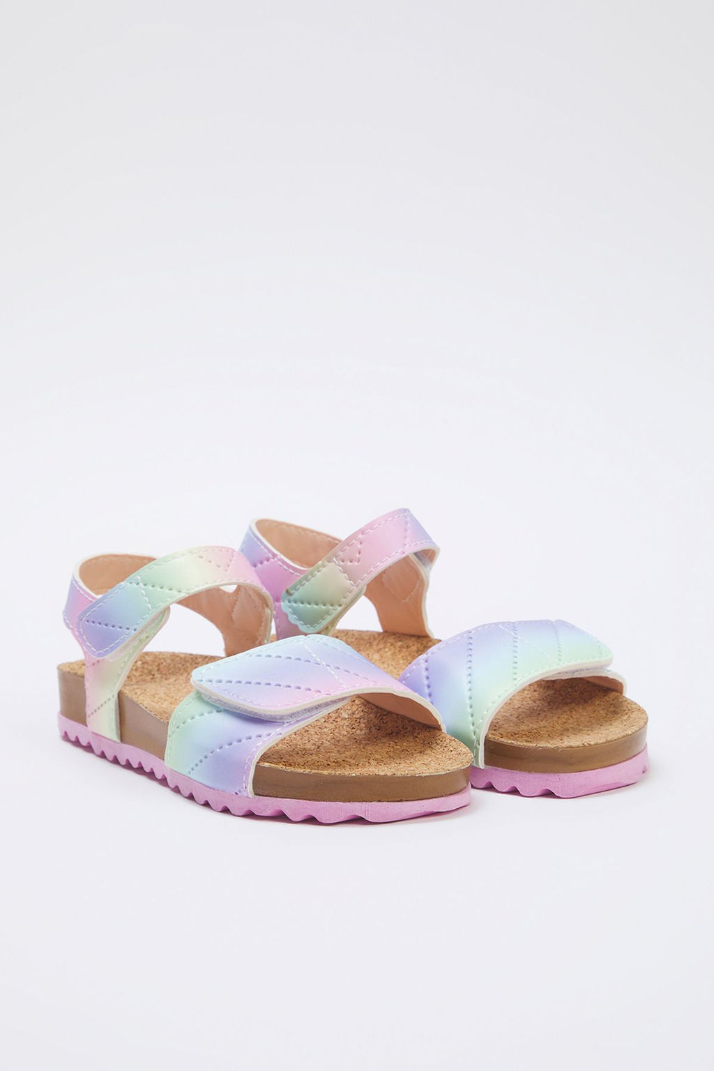 Trendyol Shoes Pembe C?rt Bantl? Kucuk K?z Cocuk Kids Sandalet TAKSS25SD00024