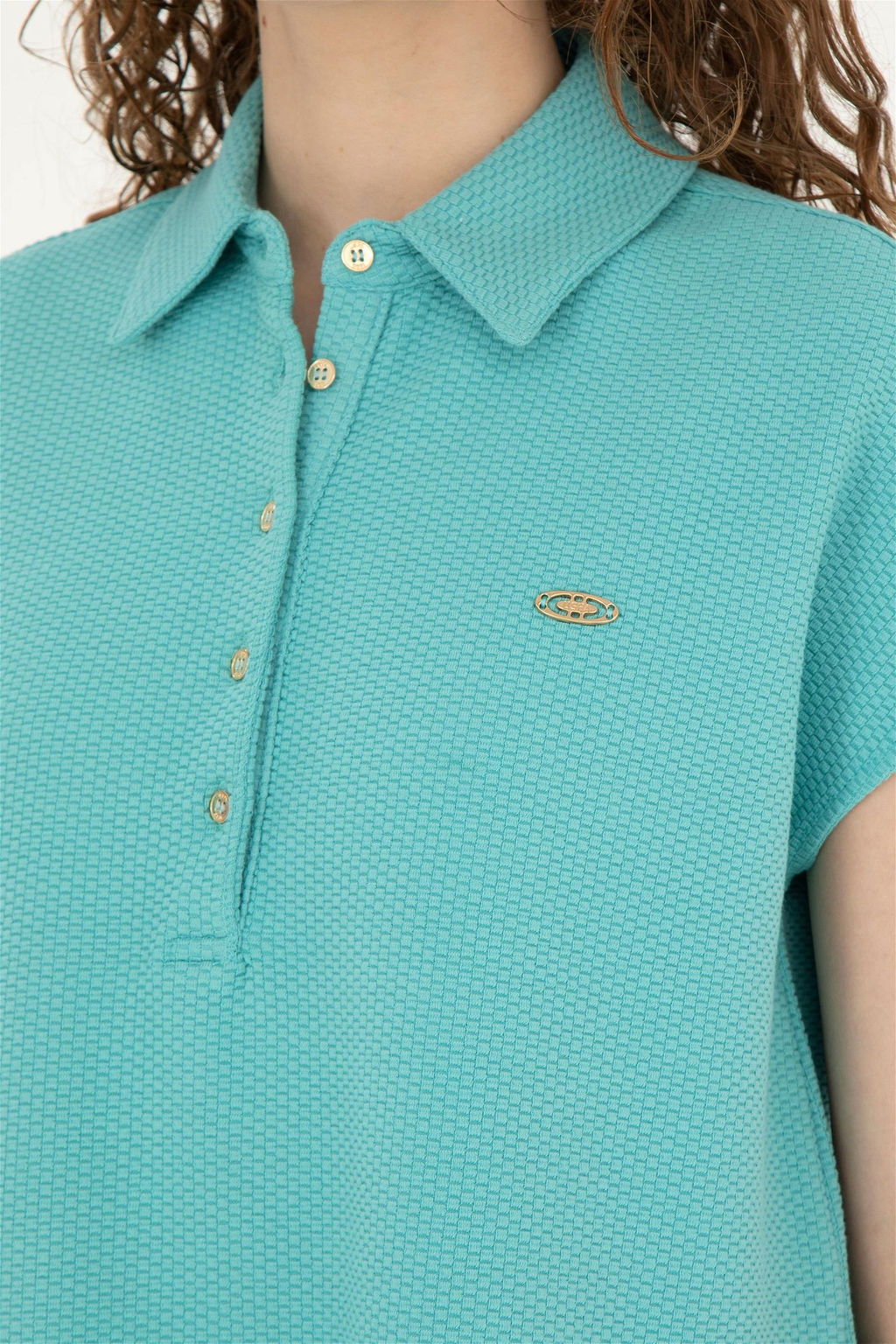 Женская мятная футболка - U.s. polo assn фото 7