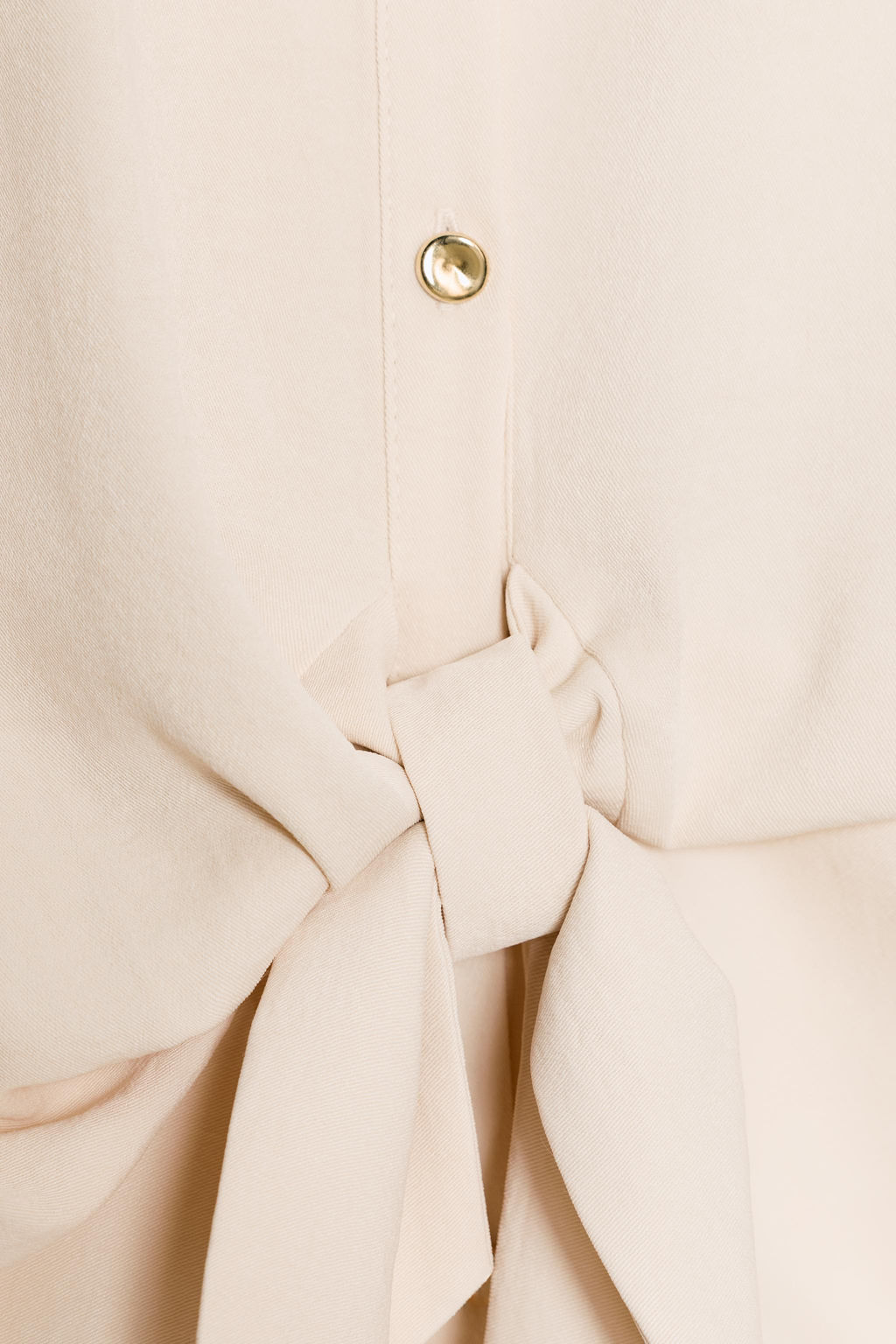 SHIRT WITH WAIST KNOT - Zara фото 7