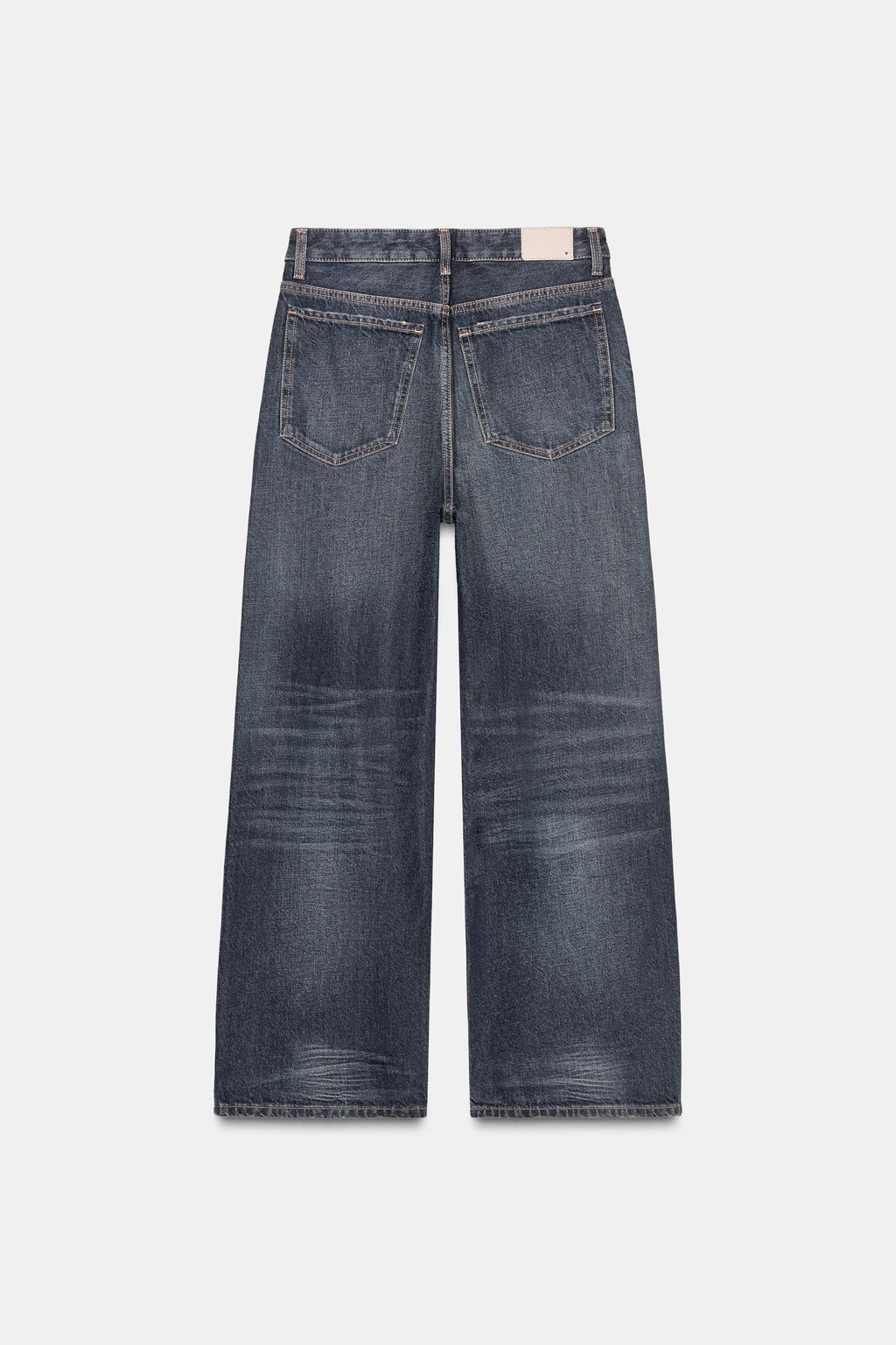 TRF MID-WAIST RIPPED BAGGY JEANS - Zara фото 8