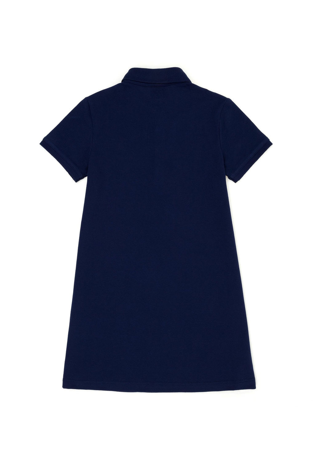 Темно-синее трикотажное платье с короткими рукавами для девочки - U.s. polo assn фото 5