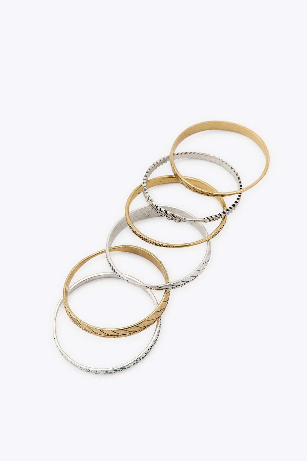 PACK OF COMBINED RIGID BANGLES - Zara фото 3