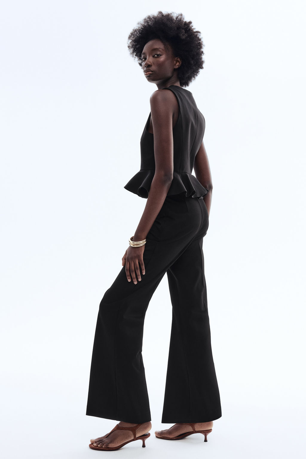 Pantal?n bootcut de sarga - H&m фото 6
