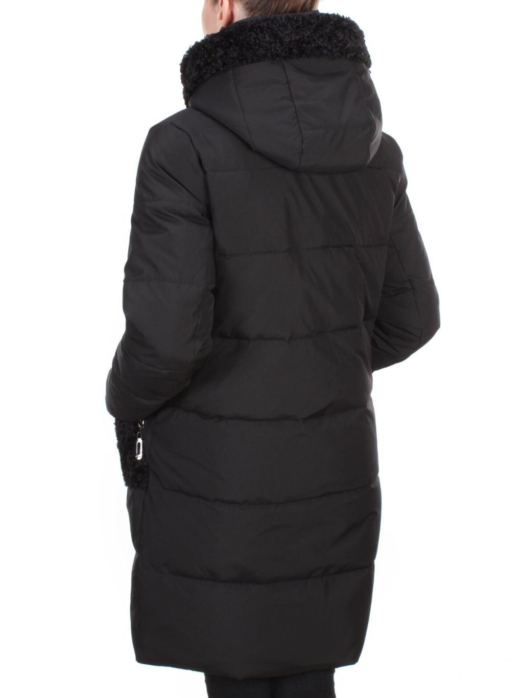 2197-2 BLACK Пальто зимнее женское OLAYEETE (200 гр. холлофайбера) - Fashion фото 4