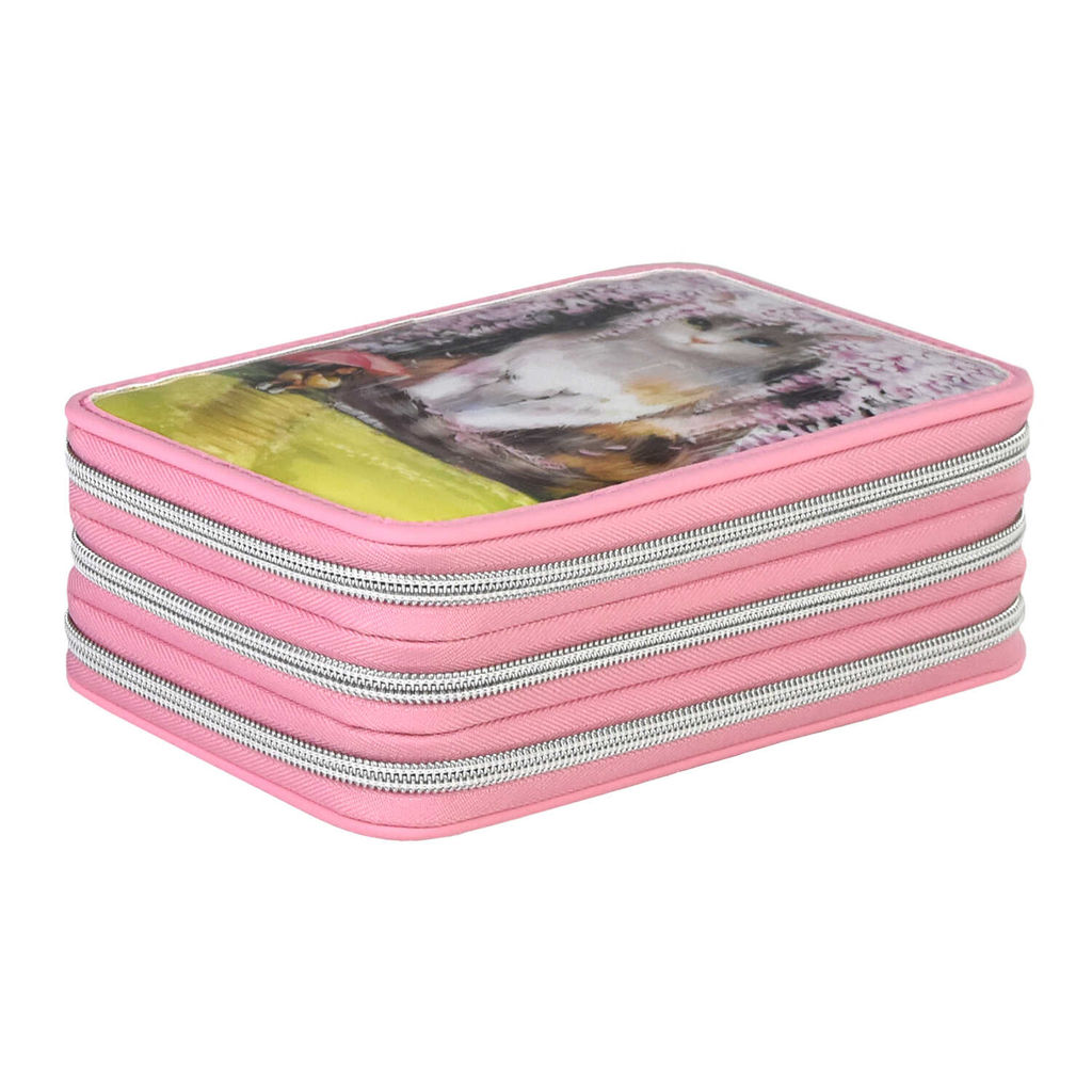 Пенал школьный Феникс+, арт.63002/ 6 КОТ В САКУРЕ  фото 5