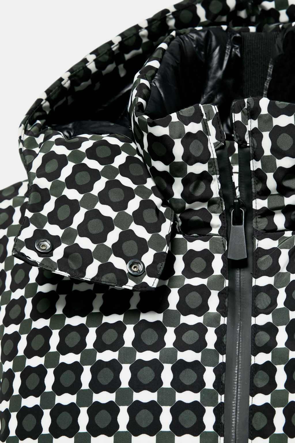 HOODED WATER-RESISTANT WINDPROOF DOWN JACKET RECCO® TECHNOLOGY SKI COLLECTION - Zara фото 9