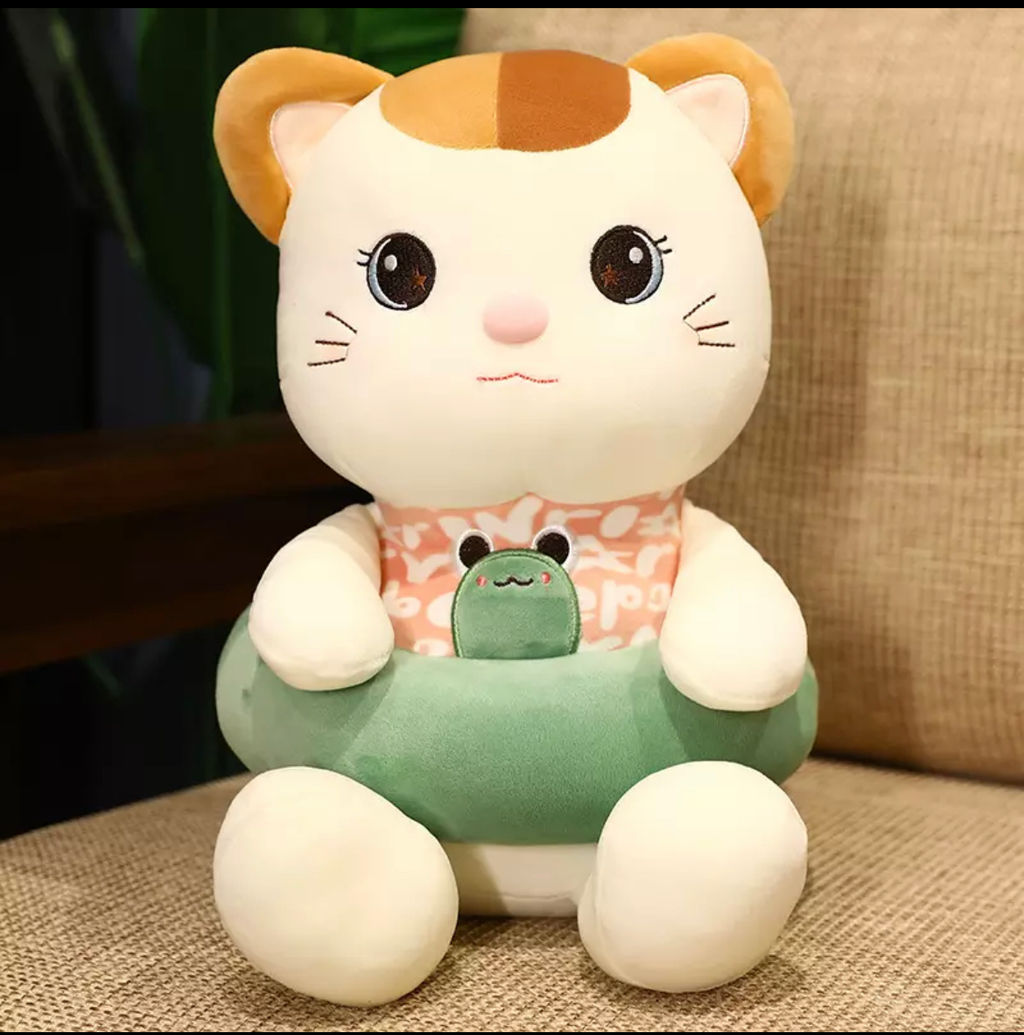Мягкая игрушка Кошка в спасательном круге 25 см - Storyland фото 6