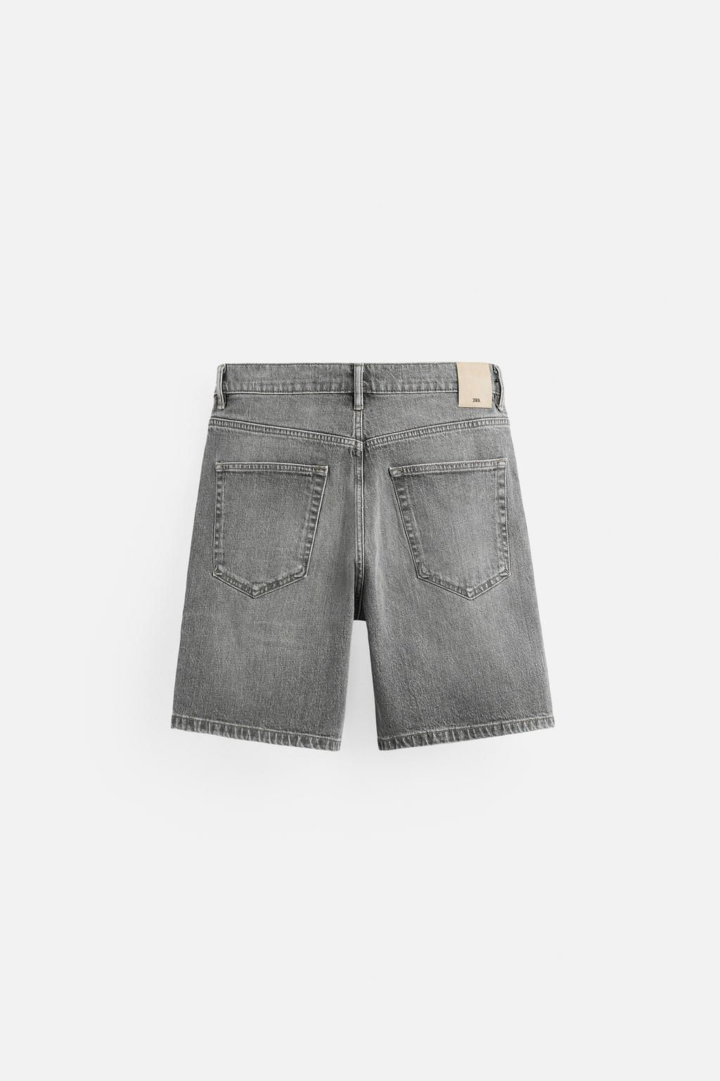 REGULAR FIT DENIM BERMUDA SHORTS - Zara фото 22