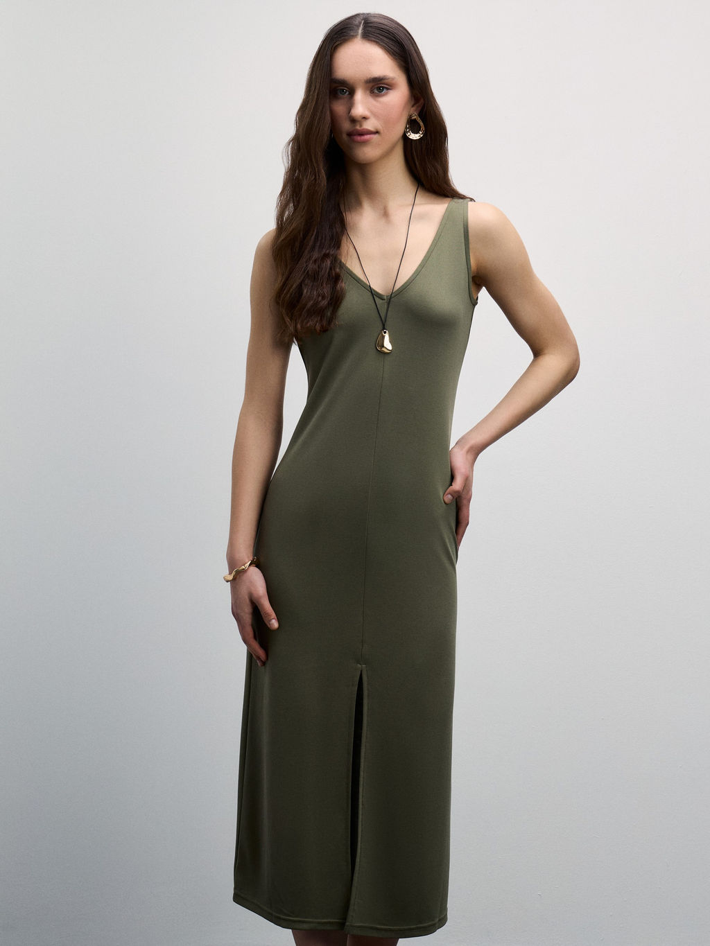 Сарафан с V-образным вырезом / Zarina фото 6