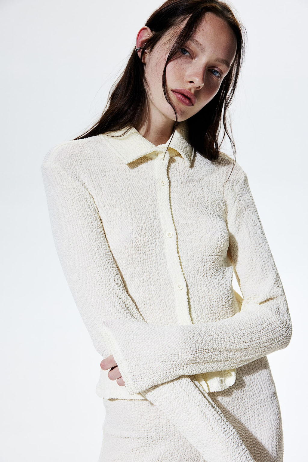 Camisa con textura