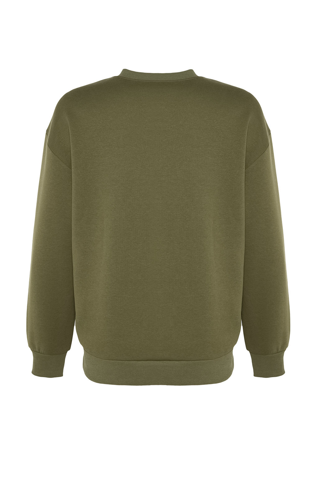 TRENDYOLMILLA Tas Animal Nak?sl? Regular/Normal Kal?p Kal?n Ici Polarl? Orme Sweatshirt TWOAW24SW00196 фото 8