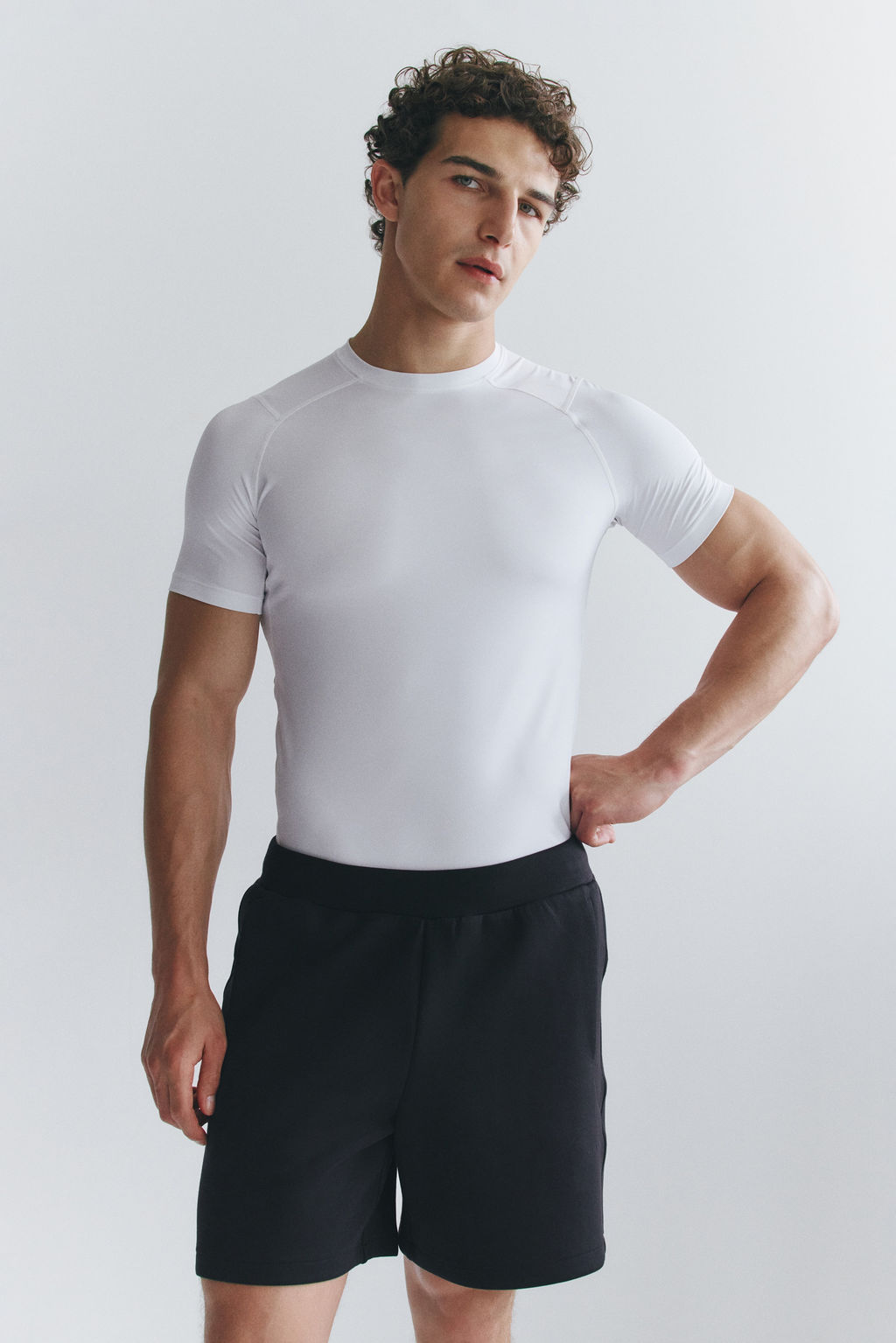 Camiseta de deporte con DryMove Compression Fit - H&m фото 11