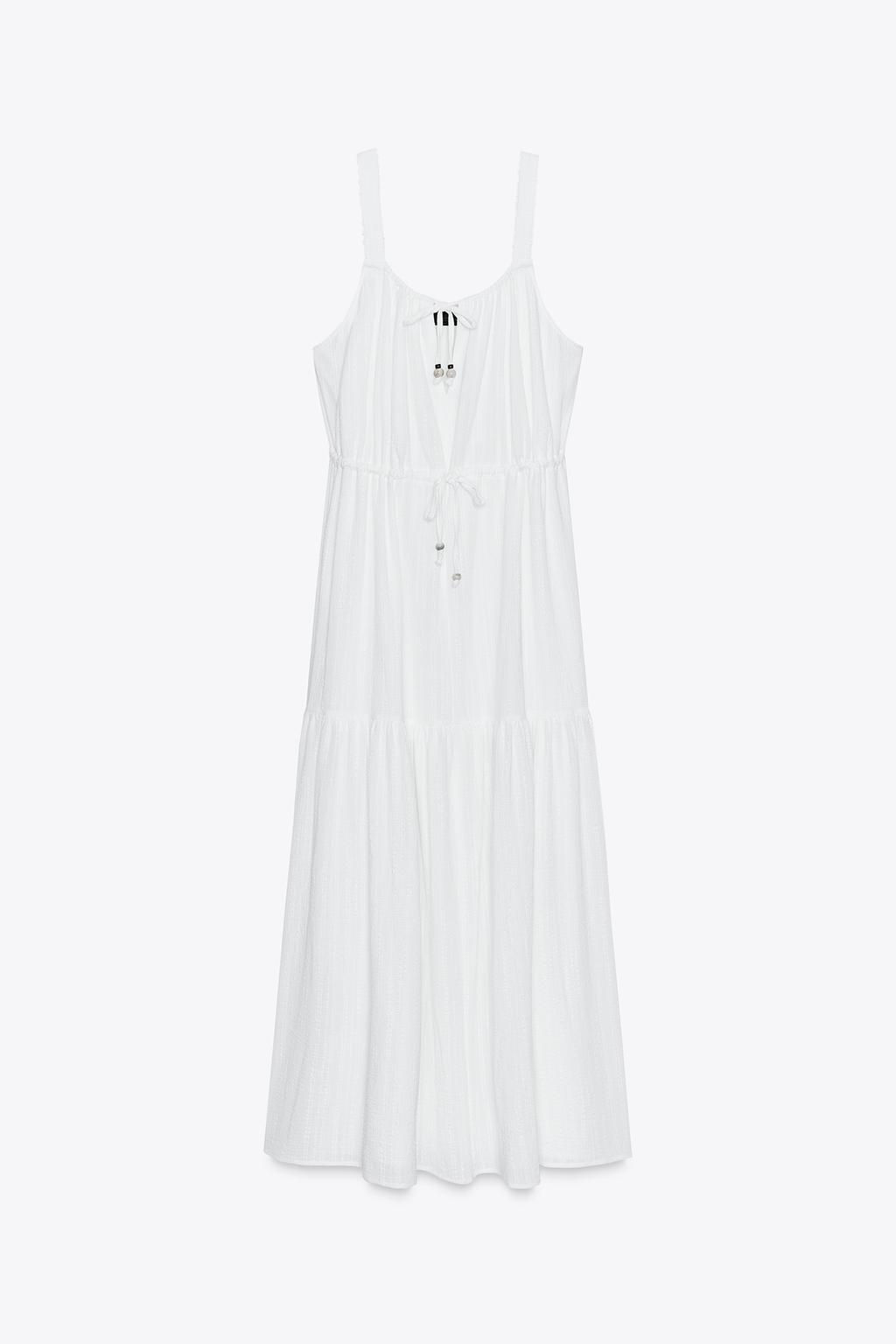 PANELLED MIDI DRESS - Zara фото 5