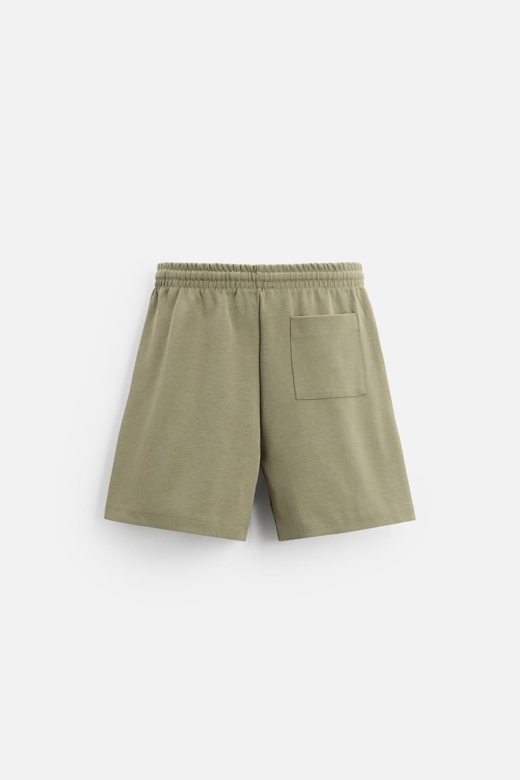 INTERLOCK TEXTURED BERMUDA SHORTS - Zara фото 34