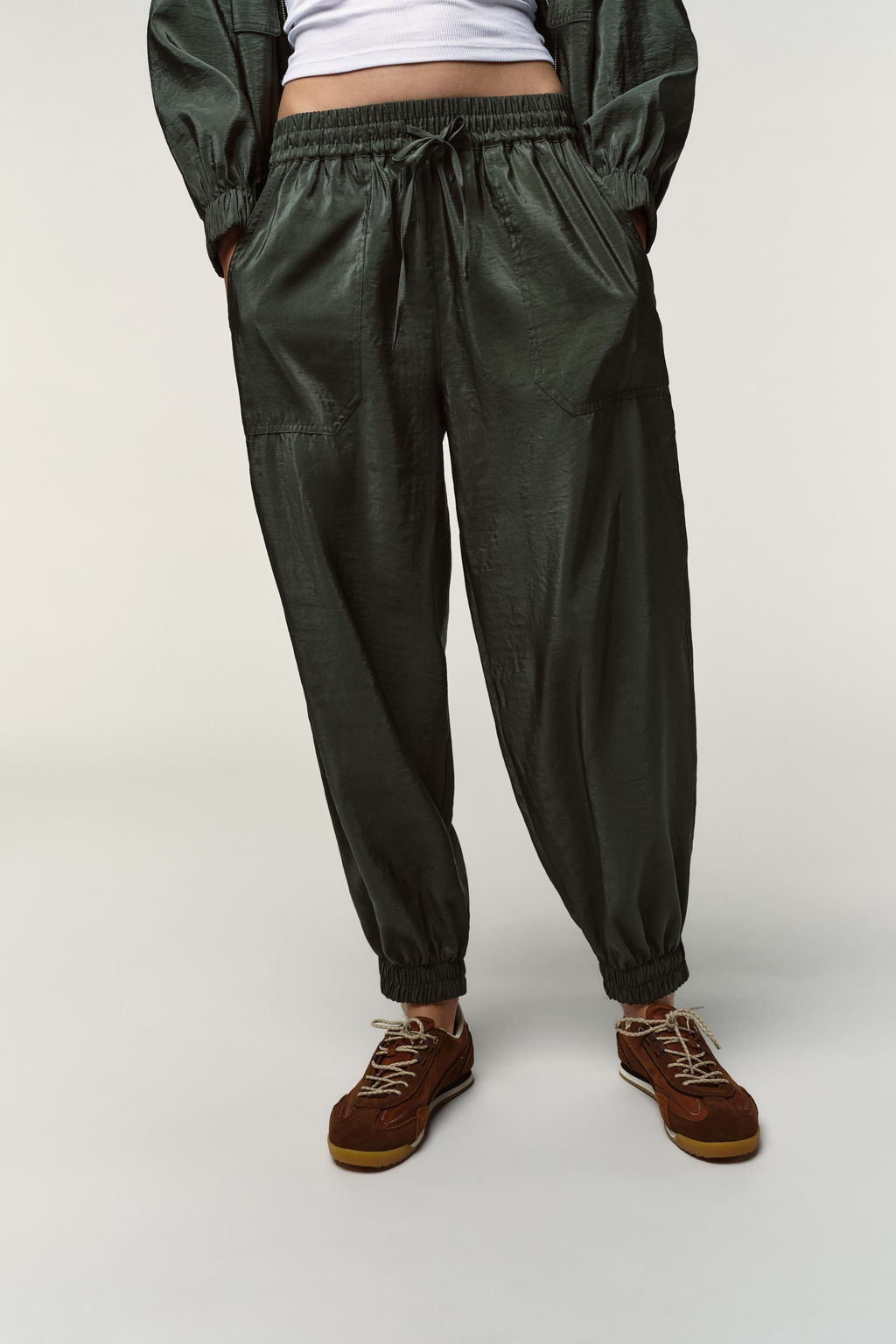 CUFFED HEM TROUSERS - Zara фото 2
