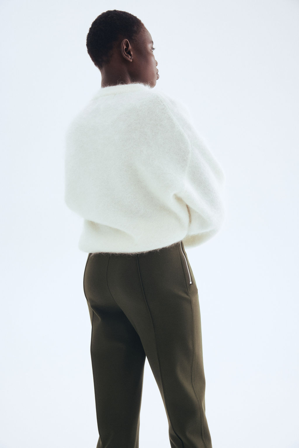 Pantal?n interlock con cremallera en el bajo - H&m фото 6