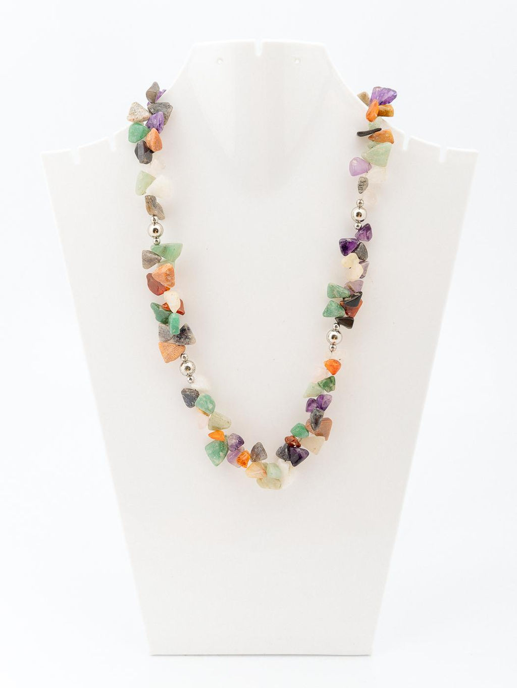 Украшение Бусы камень (оникс) №0048/7