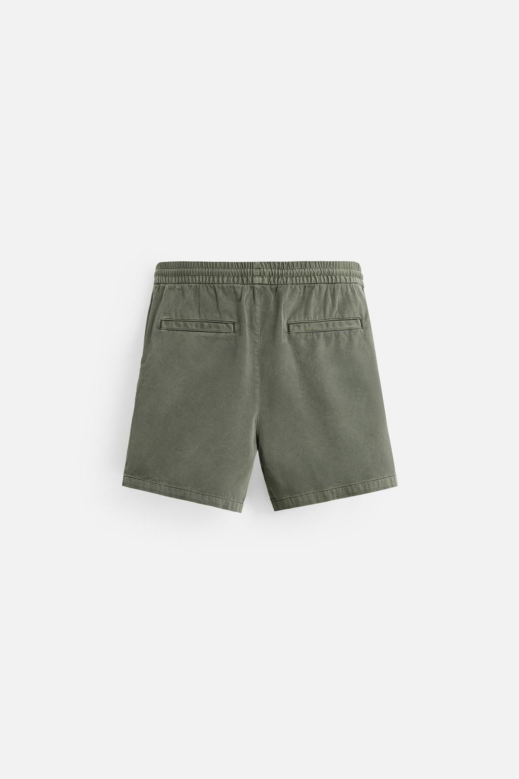 WASHED RELAXED FIT BERMUDA SHORTS - Zara фото 17