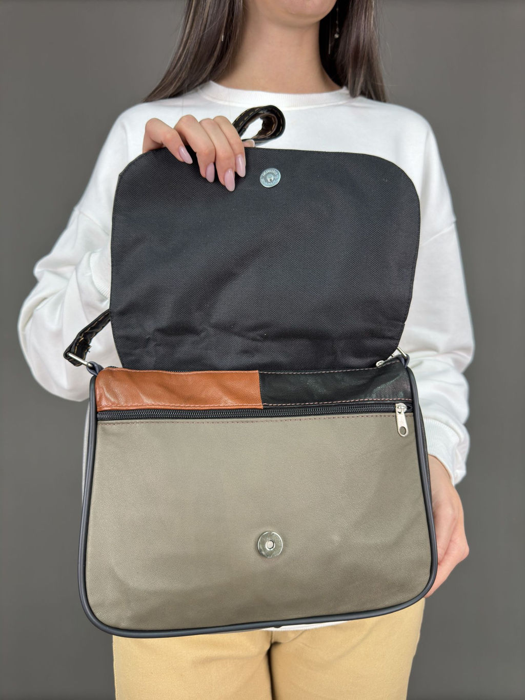 Сумка женская из телячьей кожи