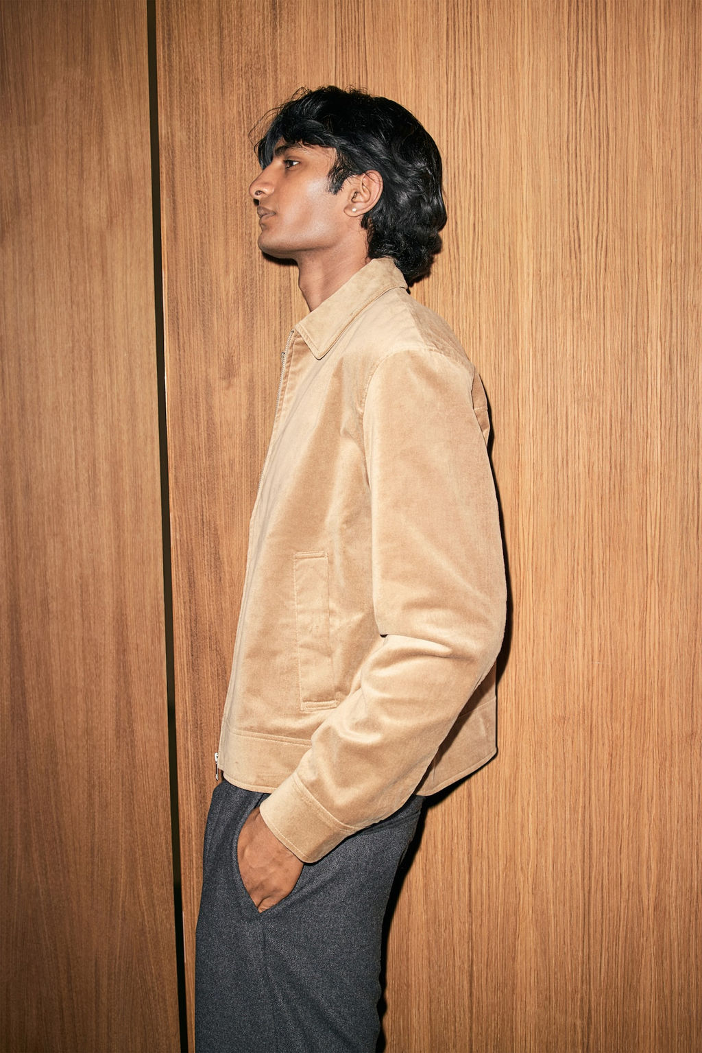 Cazadora de terciopelo Regular Fit - H&m фото 4