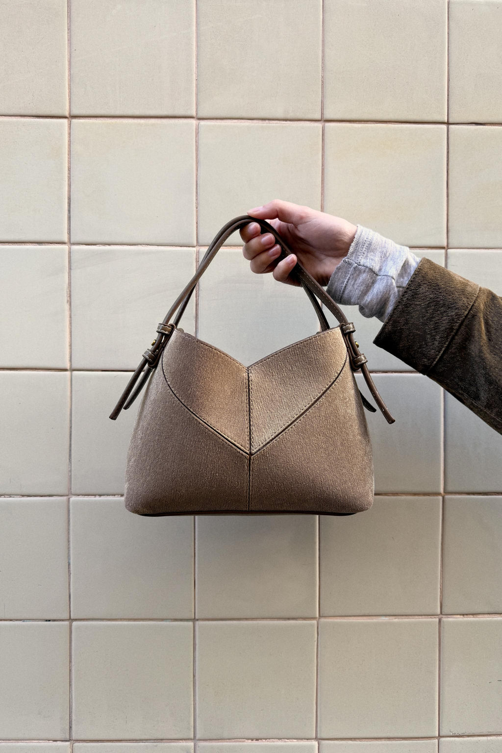 TOPSTITCH MINI TOTE BAG - Zara фото 11