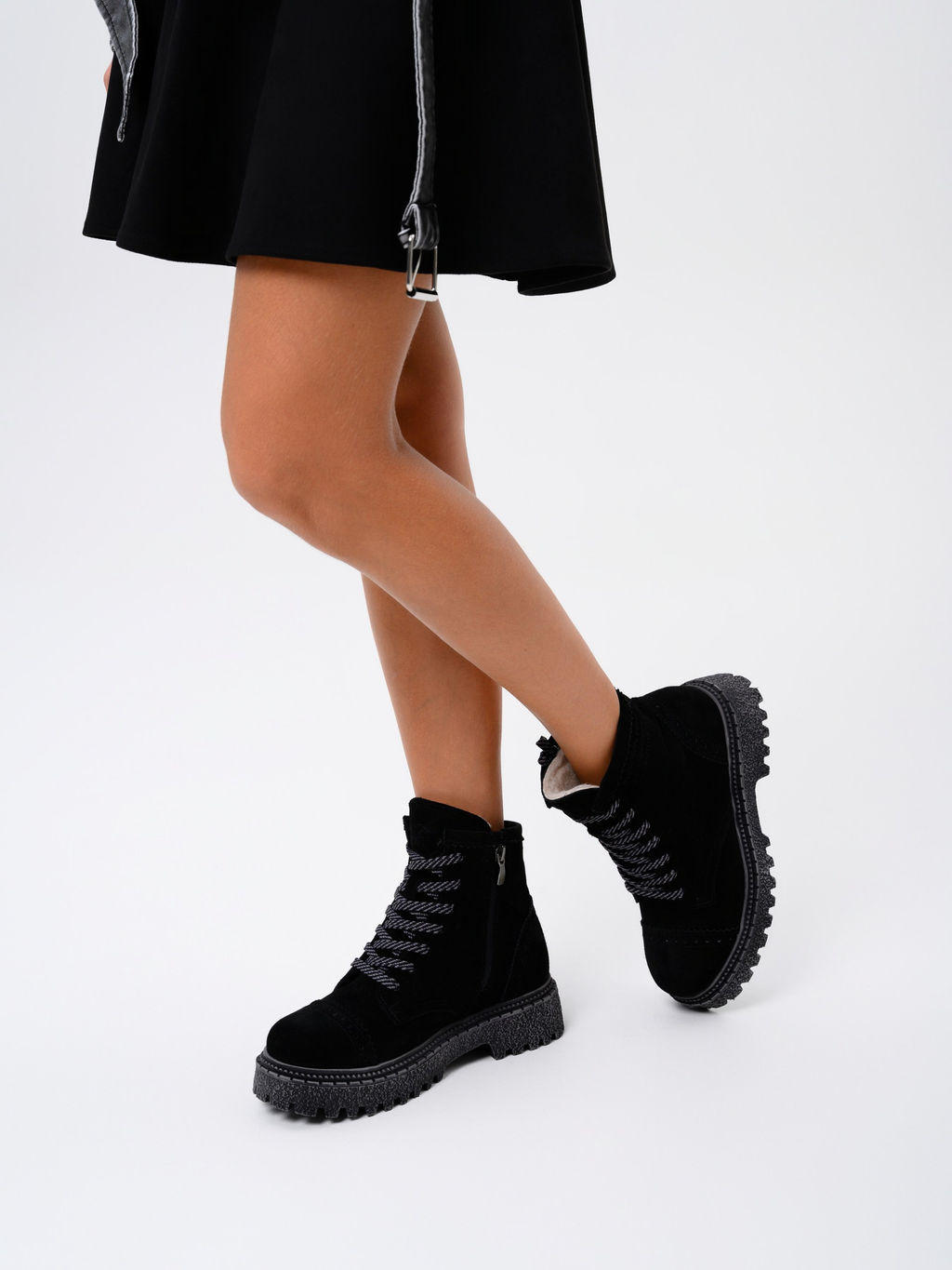 Ботинки EDART 319.22511 gr. Черный замша/шерсть - Ed'art фото 4