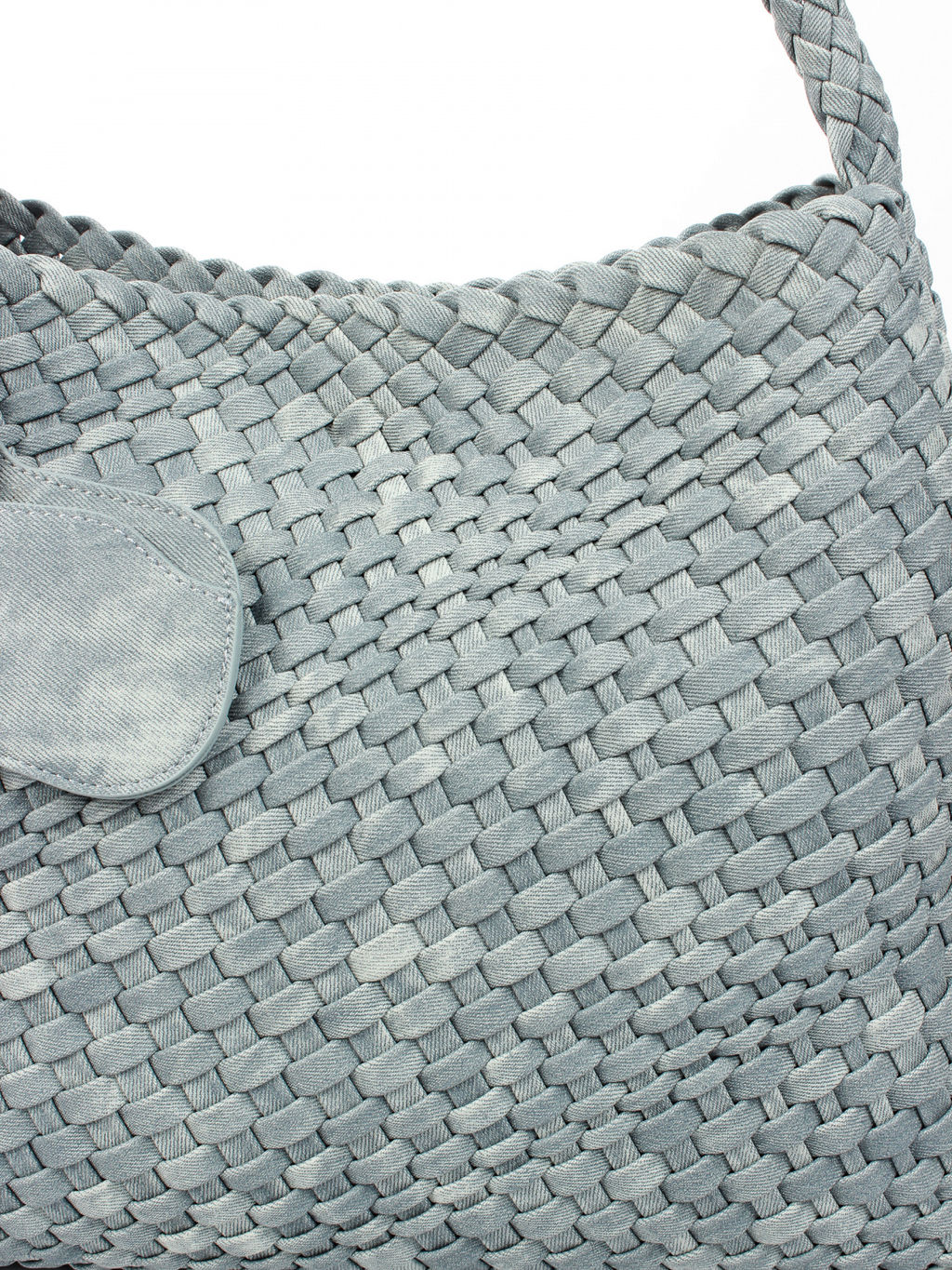 LACCOMA сумка СУ1053-0-винтаж синий эко кожа хлопок фото 3